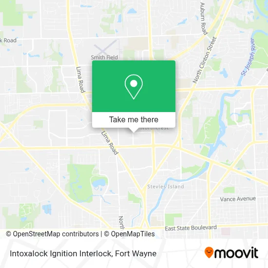 Intoxalock Ignition Interlock map