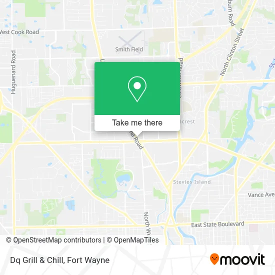 Dq Grill & Chill map