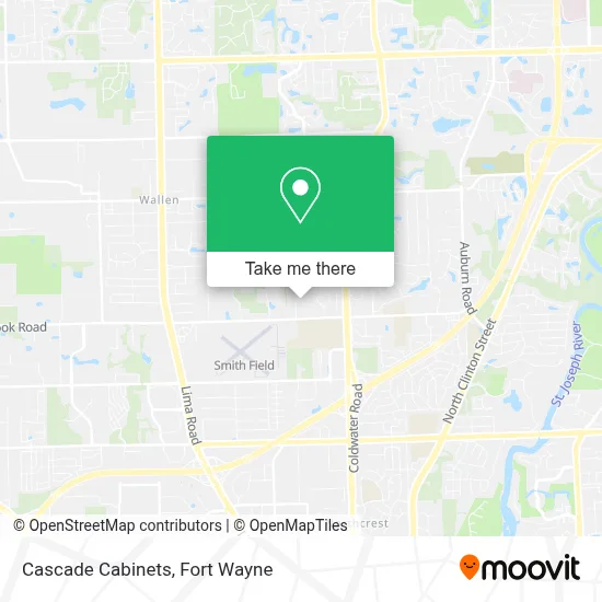 Cascade Cabinets map