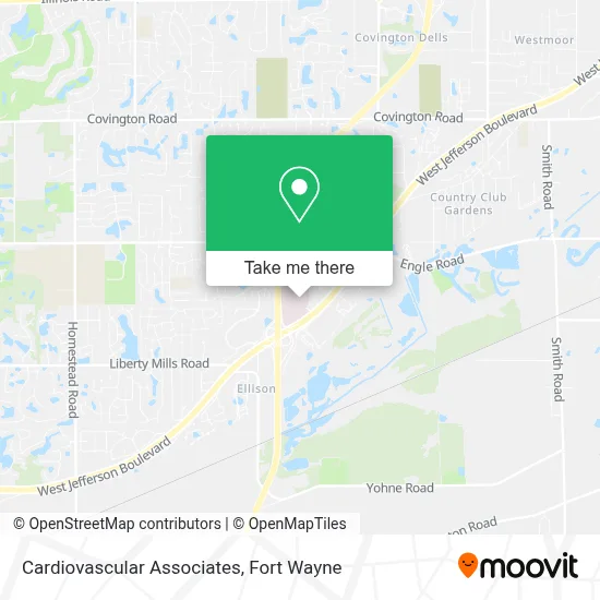 Cardiovascular Associates map