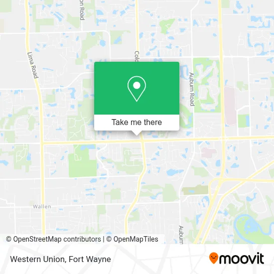 Western Union map