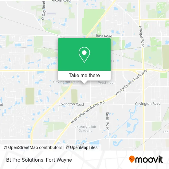 Bt Pro Solutions map
