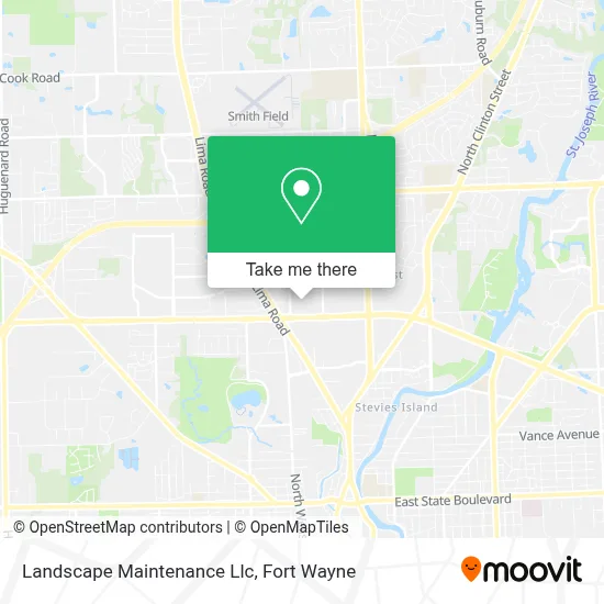 Landscape Maintenance Llc map
