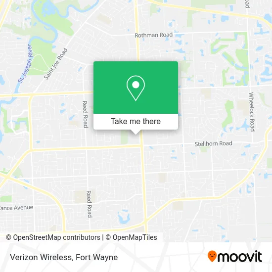 Verizon Wireless map