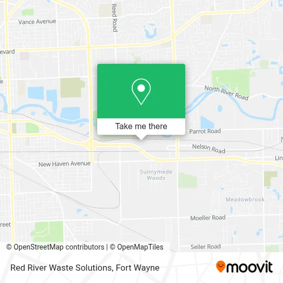 Red River Waste Solutions map