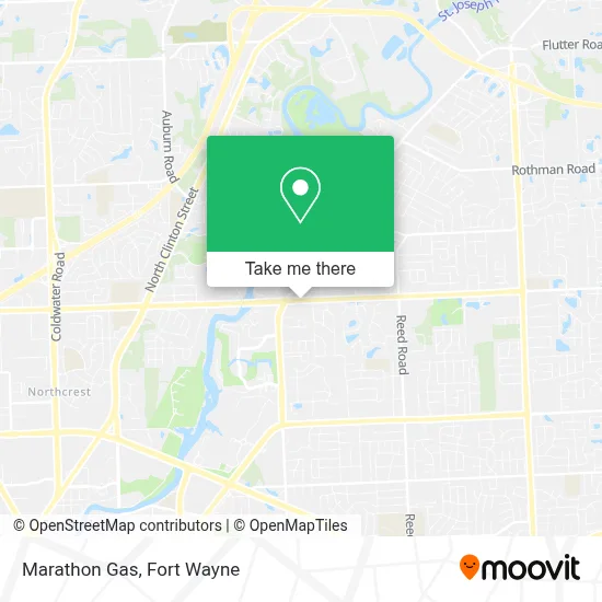 Marathon Gas map