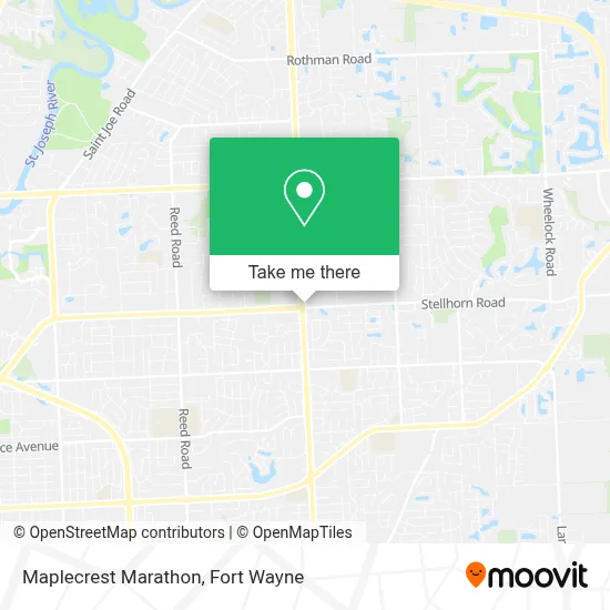 Maplecrest Marathon map
