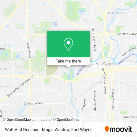 Wolf And Dessauer Magic Window map