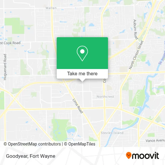 Goodyear map