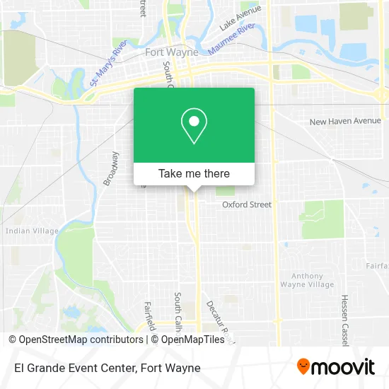 El Grande Event Center map