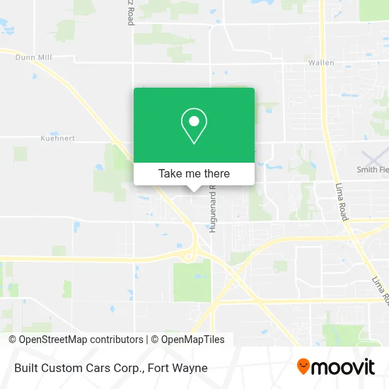 Built Custom Cars Corp. map