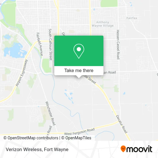 Verizon Wireless map