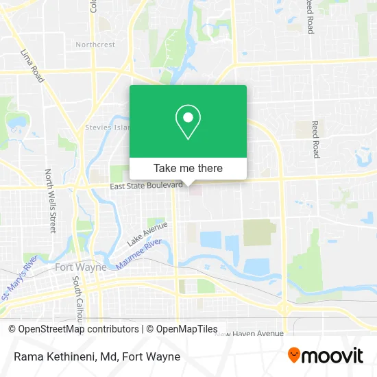 Rama Kethineni, Md map