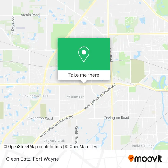 Clean Eatz map