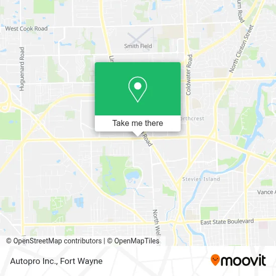 Autopro Inc. map