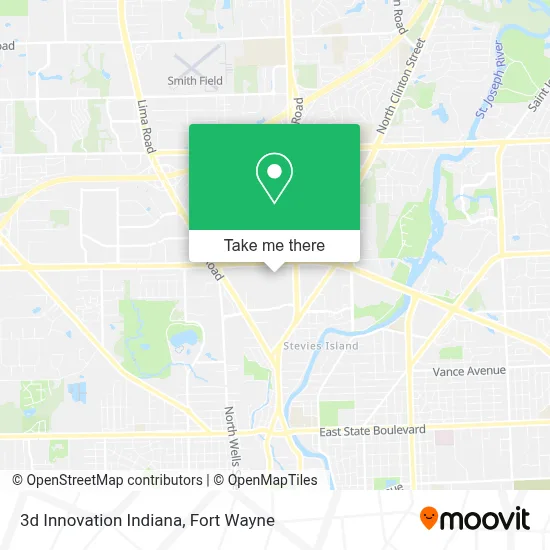 3d Innovation Indiana map