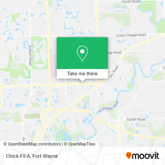 Chick-Fil-A map