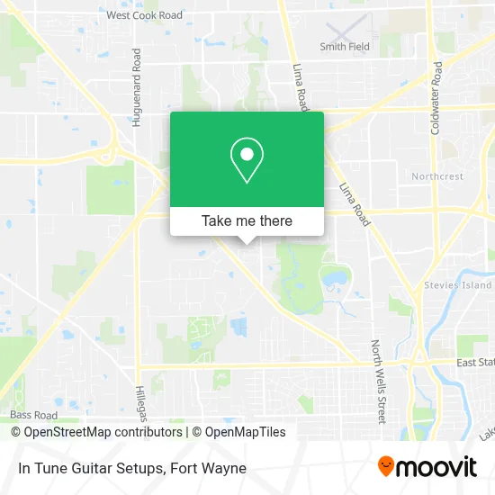 In Tune Guitar Setups map