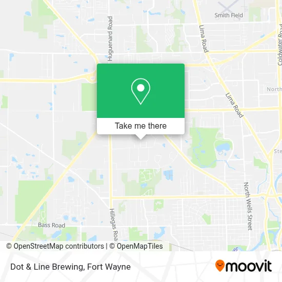 Dot & Line Brewing map
