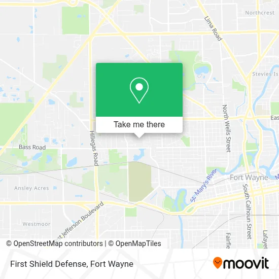 First Shield Defense map