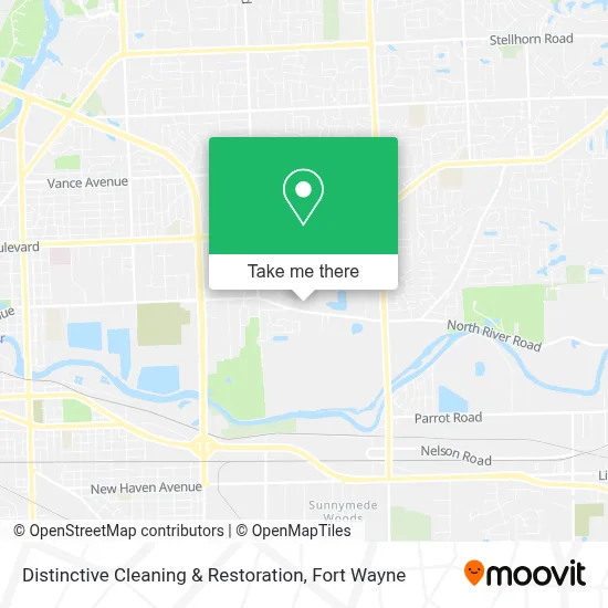 Distinctive Cleaning & Restoration map