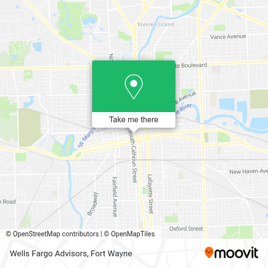 Wells Fargo Advisors map