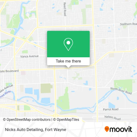 Nicks Auto Detailing map