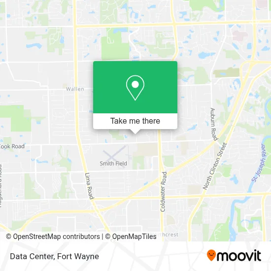 Data Center map