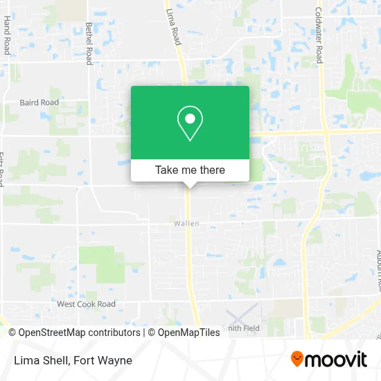 Lima Shell map