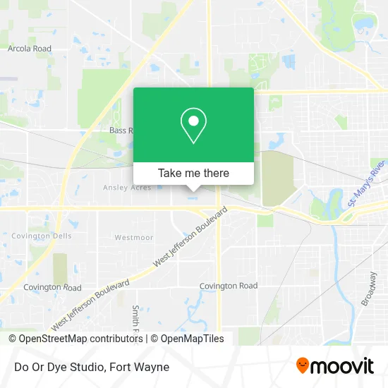 Do Or Dye Studio map