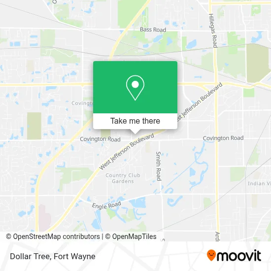 Dollar Tree map