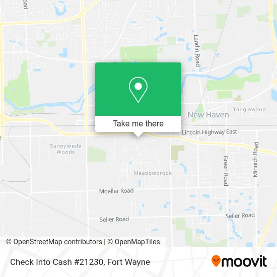 Check Into Cash #21230 map