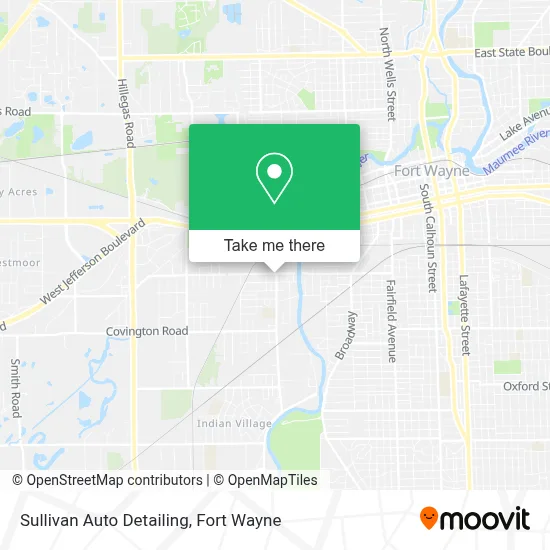 Sullivan Auto Detailing map