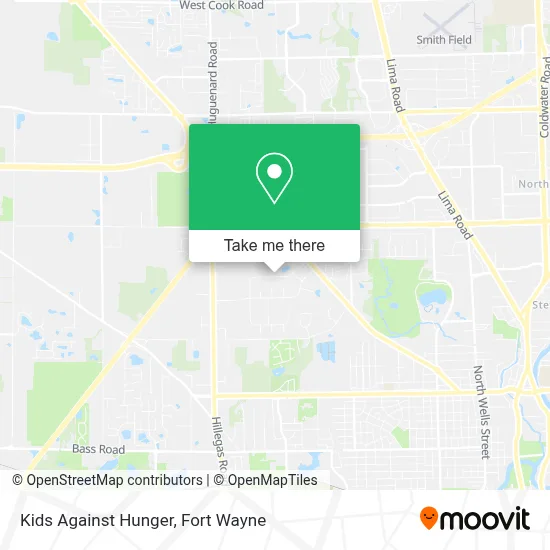Kids Against Hunger map