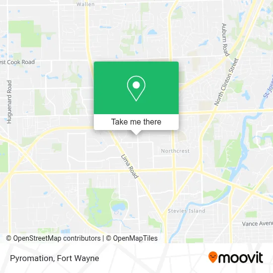 Pyromation map
