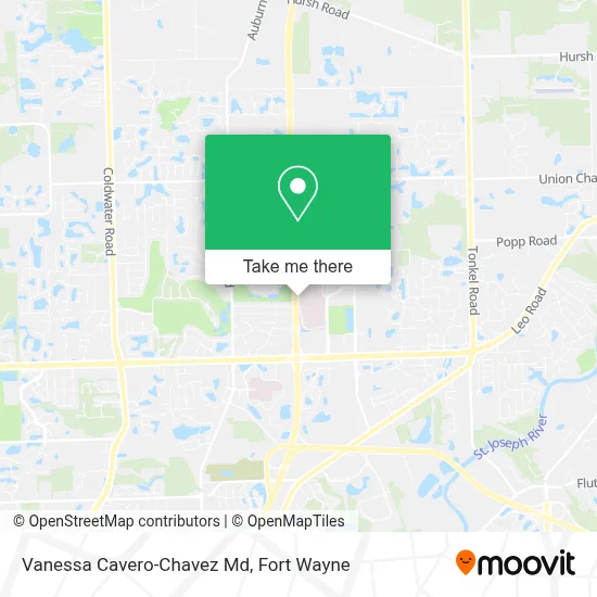 Vanessa Cavero-Chavez Md map