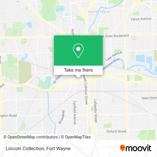 Lincoln Collection map