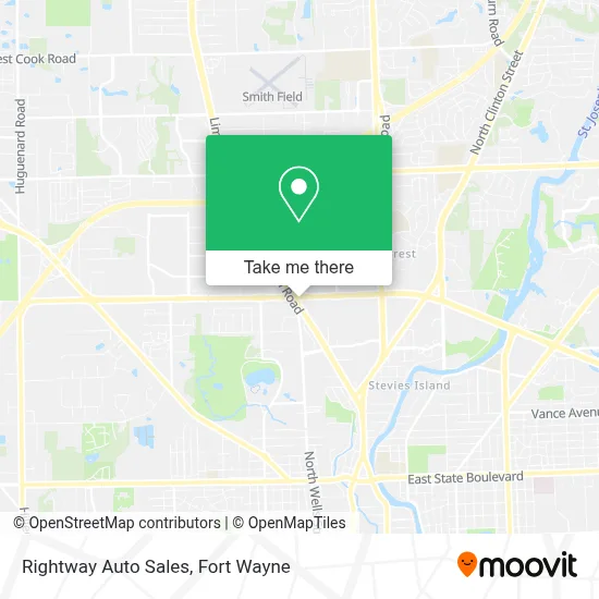 Rightway Auto Sales map