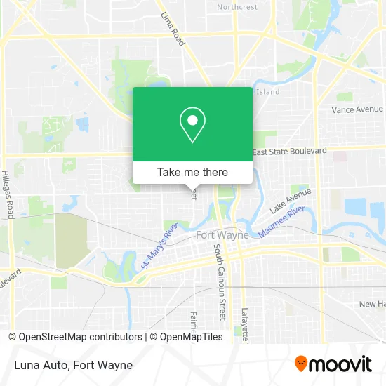 Luna Auto map
