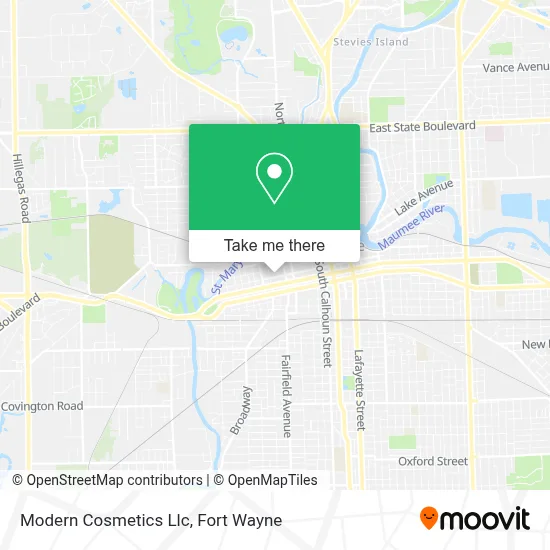 Modern Cosmetics Llc map
