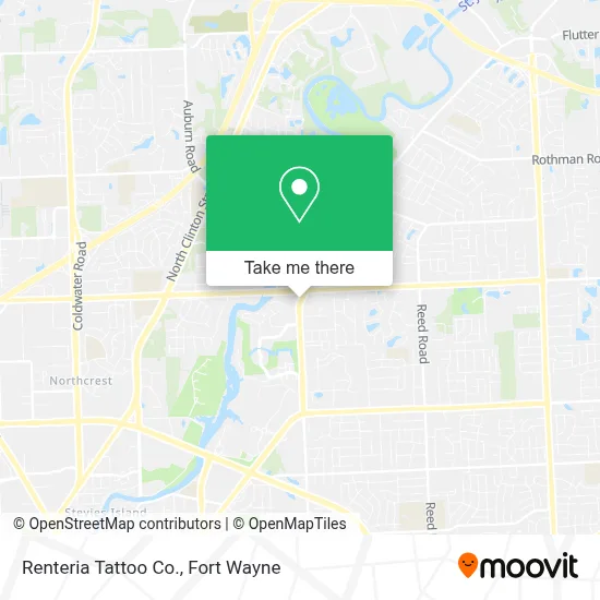 Renteria Tattoo Co. map