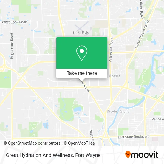 Great Hydration And Wellness map