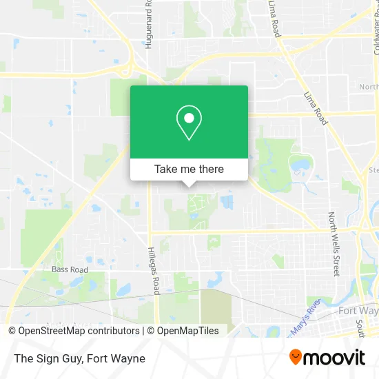 The Sign Guy map