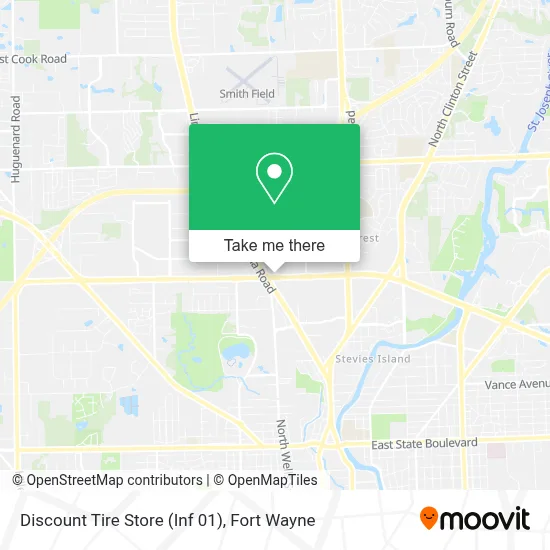 Discount Tire Store (Inf 01) map