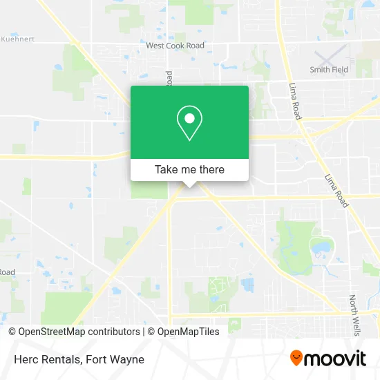 Herc Rentals map