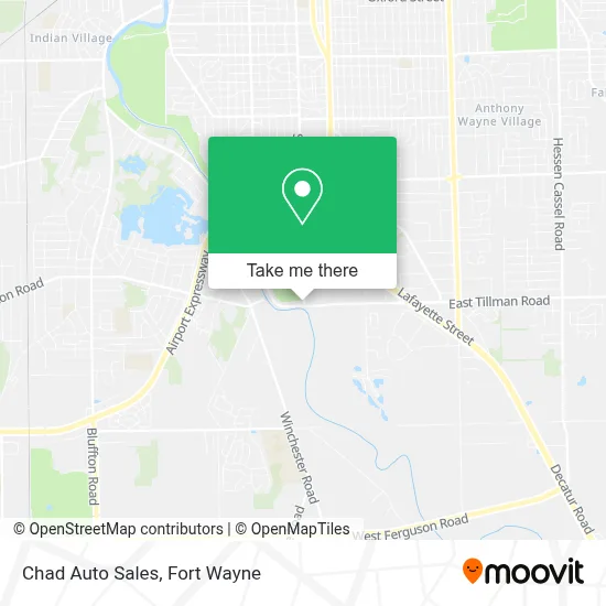 Chad Auto Sales map