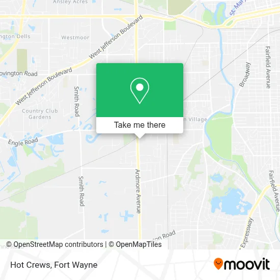 Hot Crews map