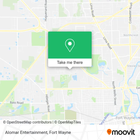 Alomar Entertainment map