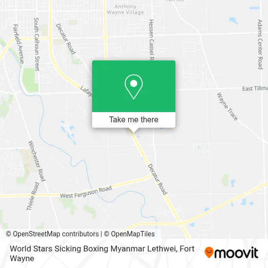 World Stars Sicking Boxing Myanmar Lethwei map