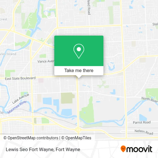 Lewis Seo Fort Wayne map